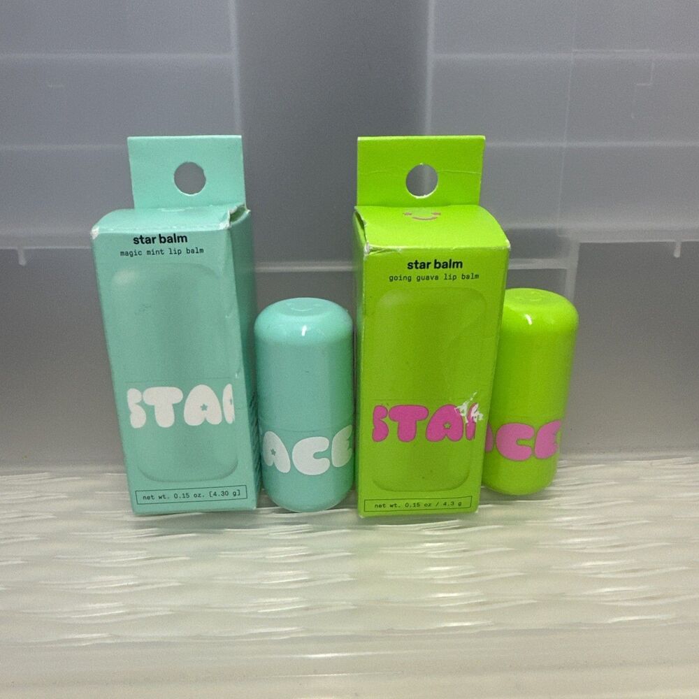 Starface Lip Balm Set Of Two Guava And Mint